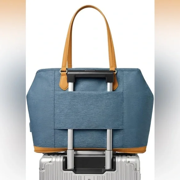 Nobadee Blue and Tan Travel Bag - Picture 6 of 6